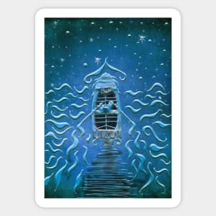 Sailing with the stars. Sticker